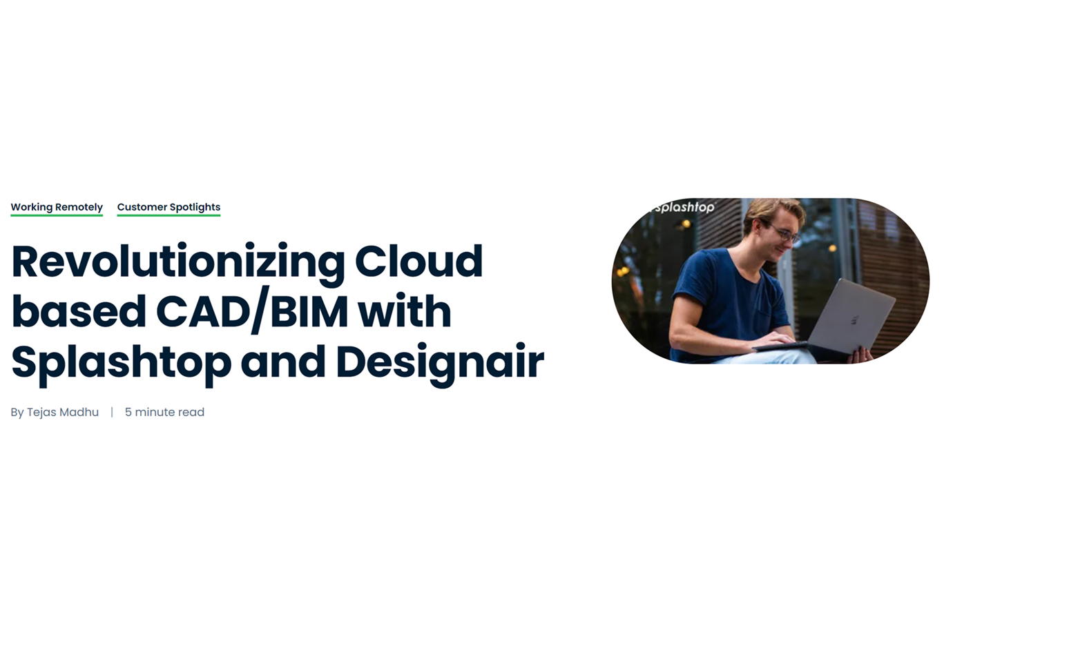 Splashtop Case Study: How Designair Revolutionizes Cloud based CAD/BIM